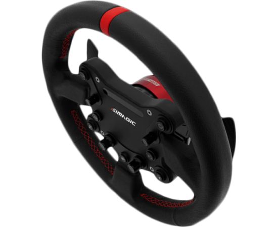 SIMAGIC GT Sport Steering Wheel, Shifter Paddles, Leather. S201