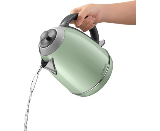 BUYDEEM Electric Kettle, model K640, color Cozy Greenish, EU
