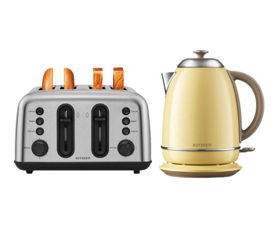 BUYDEEM Electric Kettle, model K640, color Mellow Yellow, EU