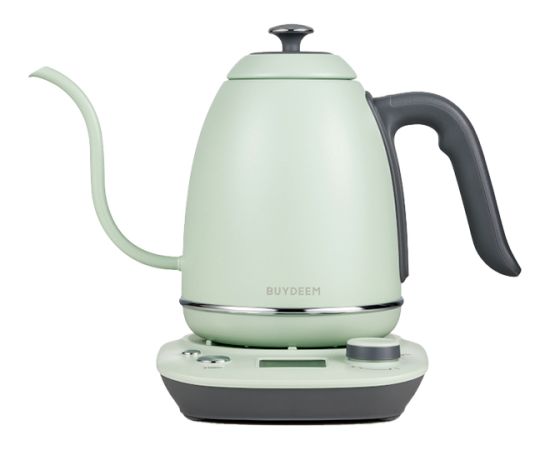 BUYDEEM Electric Gooseneck Coffee Kettle, model K821, color Cozy Greenish EU