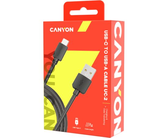 CANYON cable UC-2 USB-C 5W 1m Black