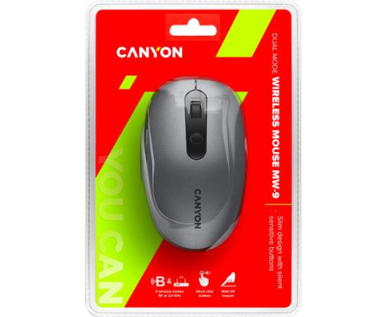 CANYON mouse MW-9 Dual-mode Wireless Grey