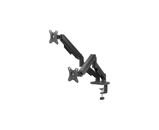 Monitora stiprinājums Savio  17" - 32" Dual monitor spring loaded desk mount