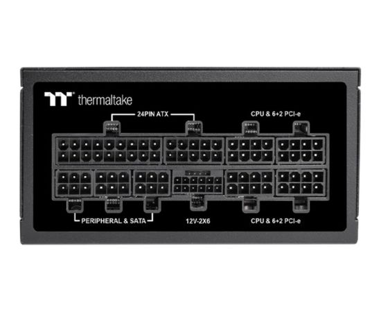 Thermaltake TT Toughpower SFX Platinum 1000W, PC power supply (black, 1x 12VHPWR, 2x PCIe, cable management, 1000 watts)