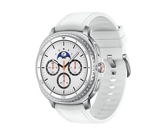 Samsung Galaxy Watch 8 Classic 3.3 cm (1.3") AMOLED 46 mm Digital 438 x 438 pixels Touchscreen Silver Wi-Fi GPS (satellite)