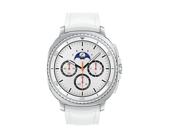 Samsung Galaxy Watch 8 Classic 3.3 cm (1.3") AMOLED 46 mm Digital 438 x 438 pixels Touchscreen Silver Wi-Fi GPS (satellite)