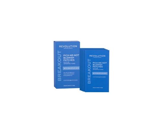 Revolution Skincare Pick-Me-Not Blemish Patches Salicylic Acid (60 pcs) - Cleansing patches for problematic skin