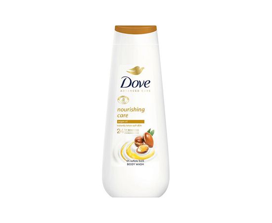 Dove Advanced Care Nourishing Care Body Wash - Vyživující sprchový gel s arganovým olejem 400ml