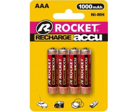 Rocket rechargeable HR03 1000mAh Блистерная упаковка 4шт.