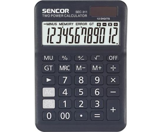 Sencor SEC 311 Kalkulators,12 zīmju ekrāns