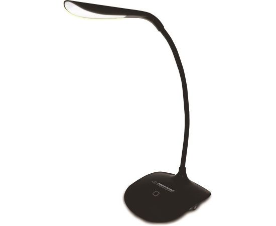 Esperanza ELD103K ГИБКАЯ 3W LED НАСТОЛЬНАЯ ЛАМПА 3-УРОВНЯ СВЕТА AC USB 5V / 4X AAA БАТАРЕЙКИ ПИТАНИЕ