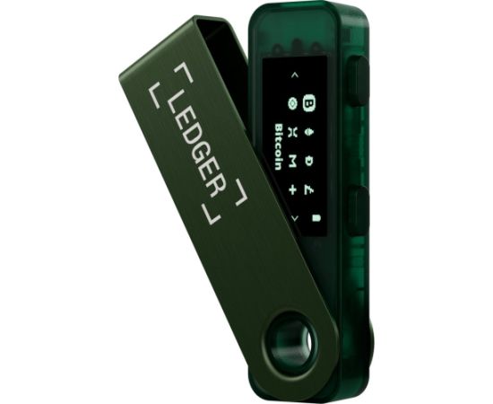 Ledger Nano S Plus Crypto Emerald Green Kriptovalūtas maks