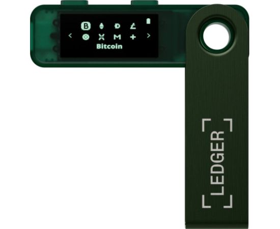 Ledger Nano S Plus Crypto Emerald Green Kriptovalūtas maks