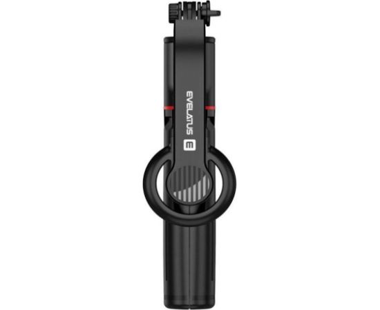 Evelatus Universālais MagStick Selfie Statīvs ar Magnētu + Bluetooth Tālvadība Izvelkamais Tālruņa Statīvs Melns