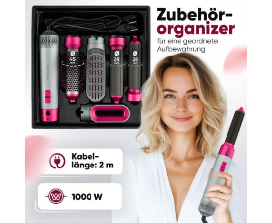 Hot air styler ProfiCare, gray-pink
