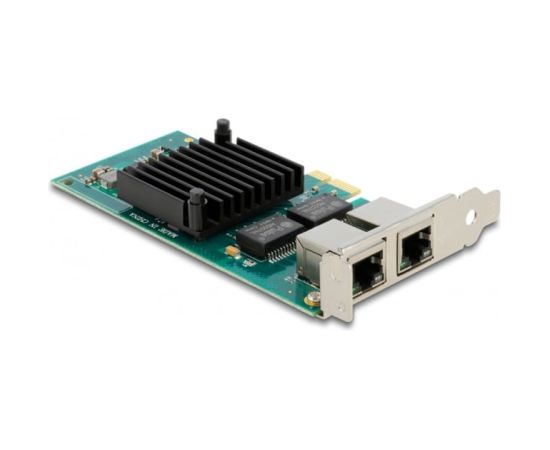 DeLOCK PCIe x1 to 2x RJ45 Gbit, LAN adapter (Intel i350)