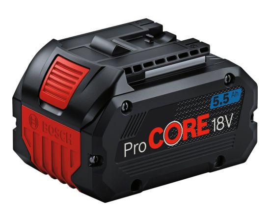 Bosch Cordless Combo Kit GSB 18V-45 + GWS 18V-10 + GBH 18V-22, hammer drill (blue, 2x Li-Ion battery 5.0Ah, 1x Li-Ion battery ProCORE18V 5.5Ah, tool bag)