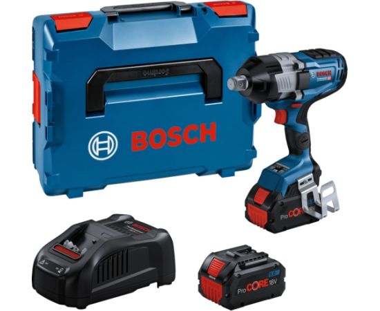 Bosch cordless impact wrench BITURBO GDS 18V-1600 HC Professional, 18Volt (blue/black, 2x battery ProCORE18V 8.0Ah, 3/4", in L-BOXX)