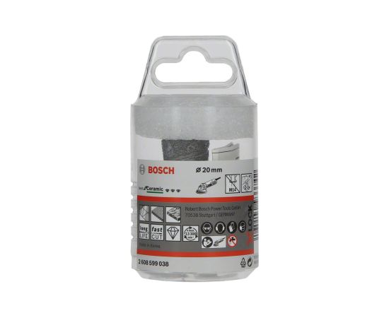 Bosch X-LOCK diamond dry drill set Best for Ceramic Dry Speed (5-piece, 20 - 68mm)