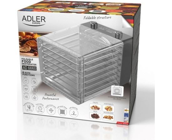 Adler AD 6660 Mushroom and fruit dryer