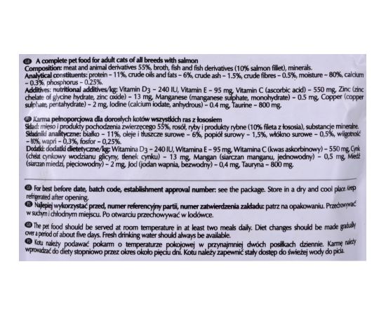 DOLINA NOTECI Piper with salmon - wet cat food - 100 g