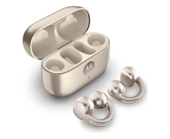 Motorola moto buds loop Headset Wireless Ear-clip-on Calls/Music/Sport/Everyday Bluetooth Beige
