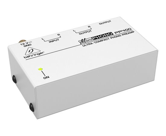 Behringer PP400 - phono preamplifier, white