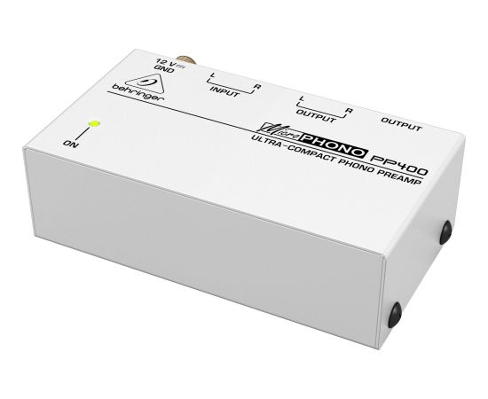 Behringer PP400 - phono preamplifier, white