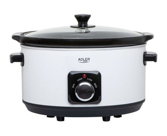 Adler AD 6413W Slow cooker 5.8 l White