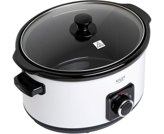 Adler AD 6413W Slow cooker 5.8 l White