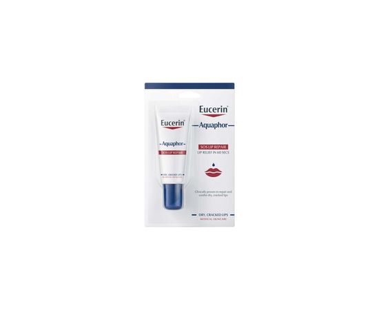 Eucerin Aquaphor SOS Lip Repair - Balm for dry and cracked lips 10ml