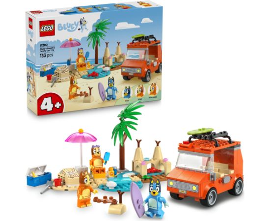 Lego Bluey Blue i rodzinna wycieczka samochodem (11202)