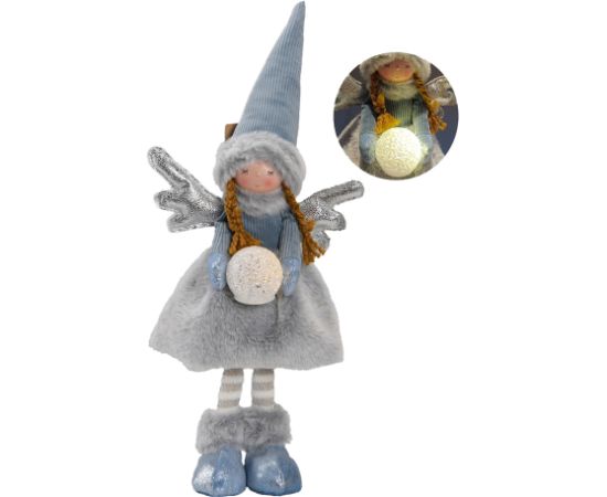 Decoration FUN MAIA H45cm, girl, blue