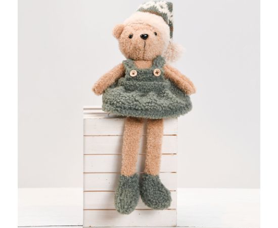 Decoration FUN ANN H36cm, bear, girl