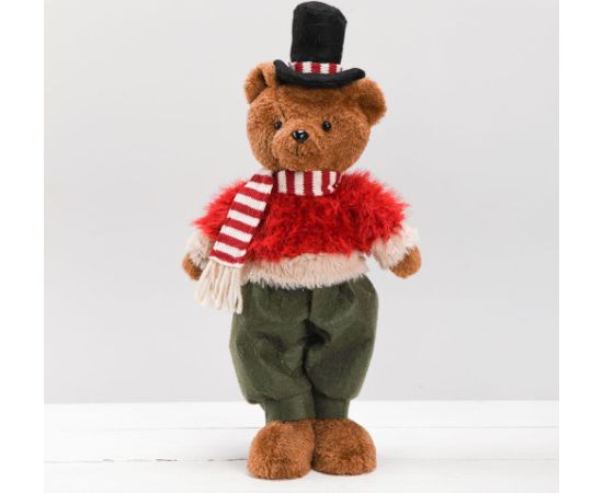 Decoration FUN SEBASTIAN H40cm, bear, boy