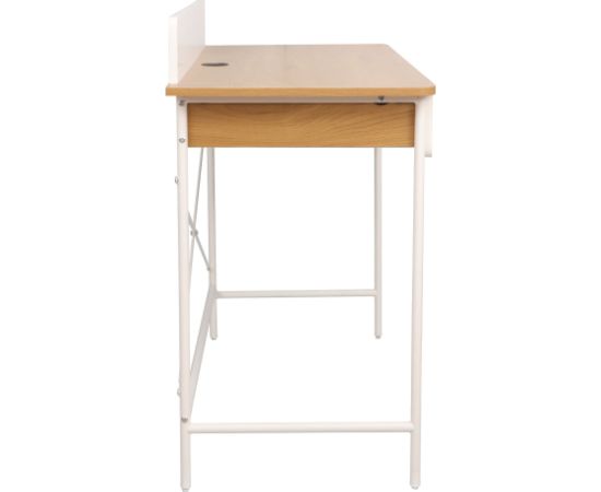 Desk FERDIE 120x48xH88cm, ash/white