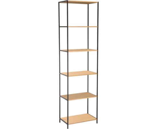 Shelf HARPER 50x30xH180cm, ash/black