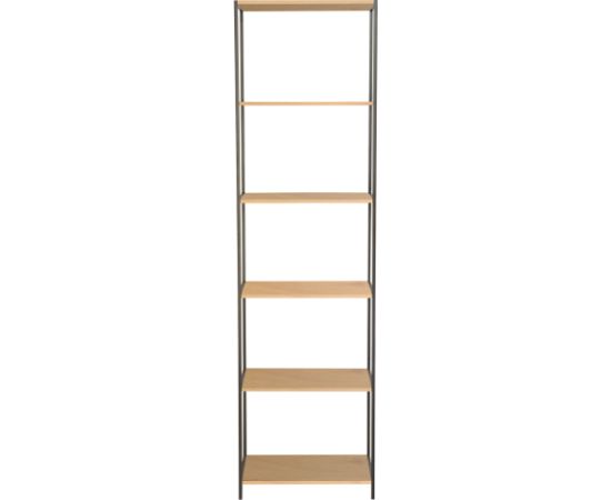 Shelf HARPER 50x30xH180cm, ash/black