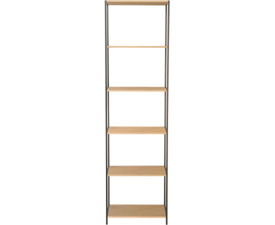 Shelf HARPER 50x30xH180cm, ash/black