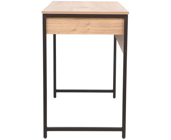 Desk DIMITRA 100x50xH76cm, rustic/black