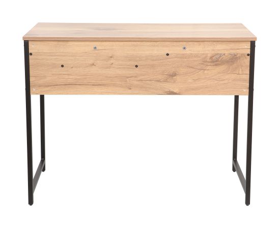 Desk DIMITRA 100x50xH76cm, rustic/black