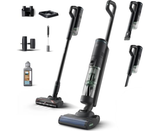 Philips 7000 series XW7263/11 stick vacuum/electric broom 2-in-1 stick vacuum Battery Dry&wet Bagless 0.45 L Black