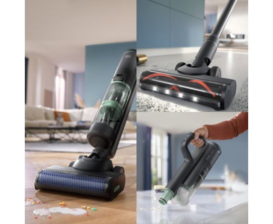 Philips 7000 series XW7263/11 stick vacuum/electric broom 2-in-1 stick vacuum Battery Dry&wet Bagless 0.45 L Black