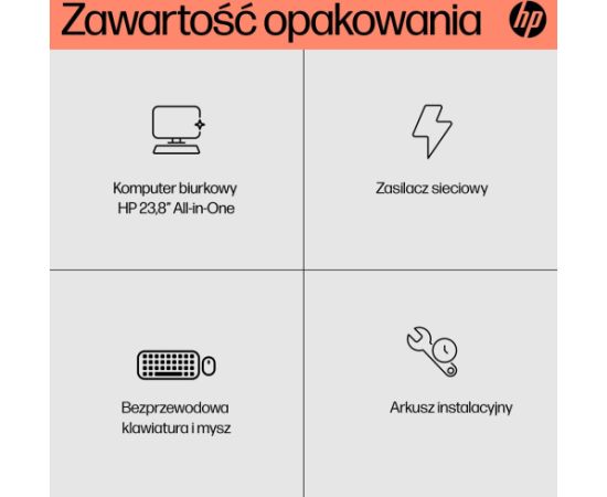 HP 24-cr0332nw AIO Ryzen 7 7730U 23.8"FHD IPS AG 250nits 16GB DDR4 SSD512 Radeon 680M LAN Win11 2Y Shell White