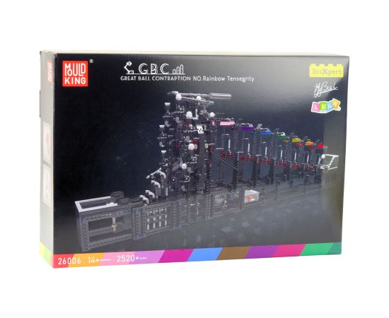 Leantoys Construction Blocks Ball Track with Electric Motor 2520 pcs.