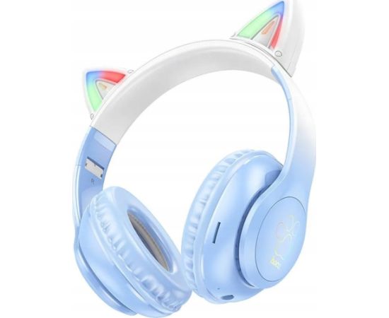 Bērnu bezvadu austiņas Hoco bluetooth W42 blue