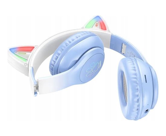 Bērnu bezvadu austiņas Hoco bluetooth W42 blue