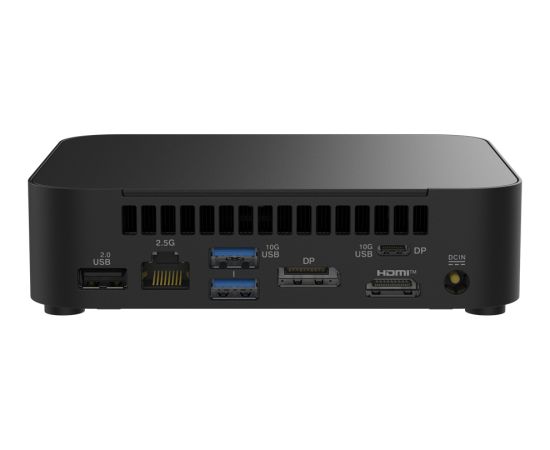 ASUS NUC 14 Essential/RNUC14MNK9700002/N97 Processor/1xDDR5-4800 SO-DIMM/5xUSB Type-A/2xUSB Type-C/3.5mm jack/ M.2 22x80 NVMe and SATA SSD/2,5Gbe LAN/1xHDMI/ 1x DP/no Storage/no RAM/WiFI6E AX211/no OS/EU Cord/Slim Kit(L6)/EAN:4711387779293 Personālie datori