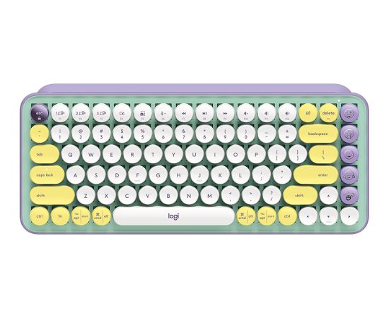 LOGITECH POP Keys Bluetooth Mechanical Keyboard - DAYDREAM MINT - RUS