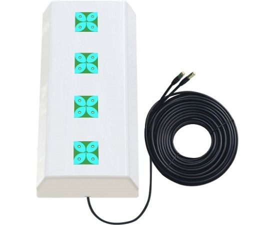 Hismart 5G / LTE / CBRS 2x2MIMO Antenna, 1.7-3.8GHz, 2x 14dBi